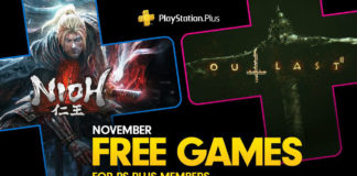 PS Plus de Novembro terá Nioh e Outlast II