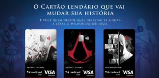 Parceria da Ubisoft traz cartão de crédito com tema de Assassin’s Creed Parceria da Ubisoft traz cartões de créditos com tema de Assassin’s Creed