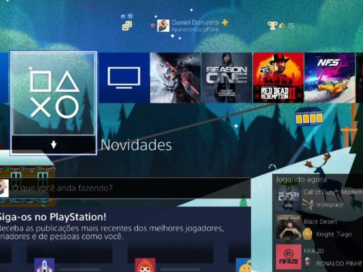 PlayStation 4: Sony envia tema de natal gratuito aos jogadores