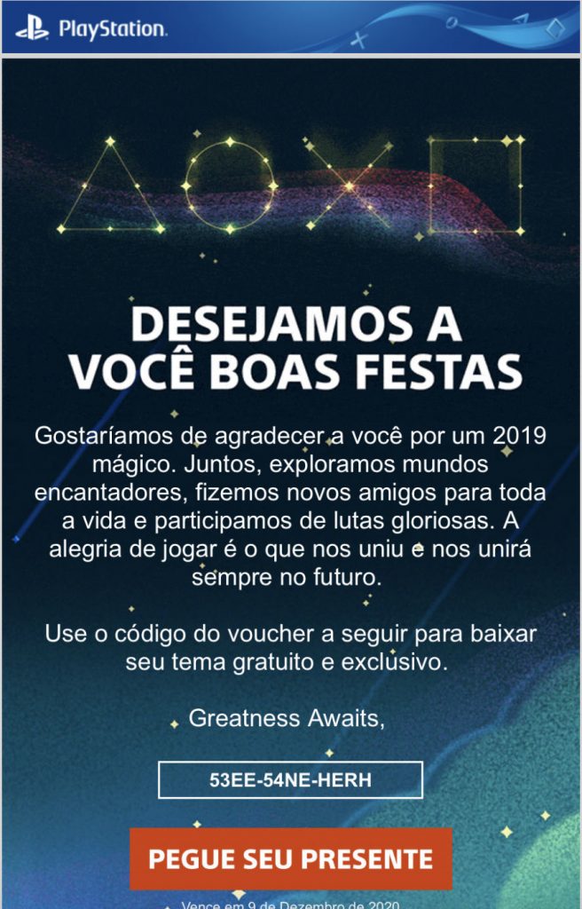 e-mail tema natalino