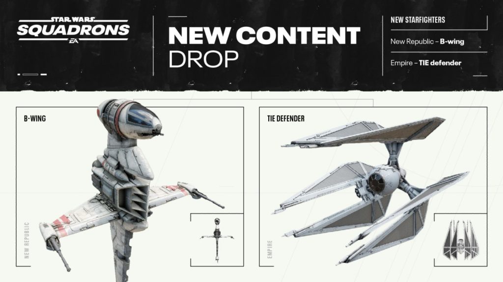 B-wing e Defensor TIE