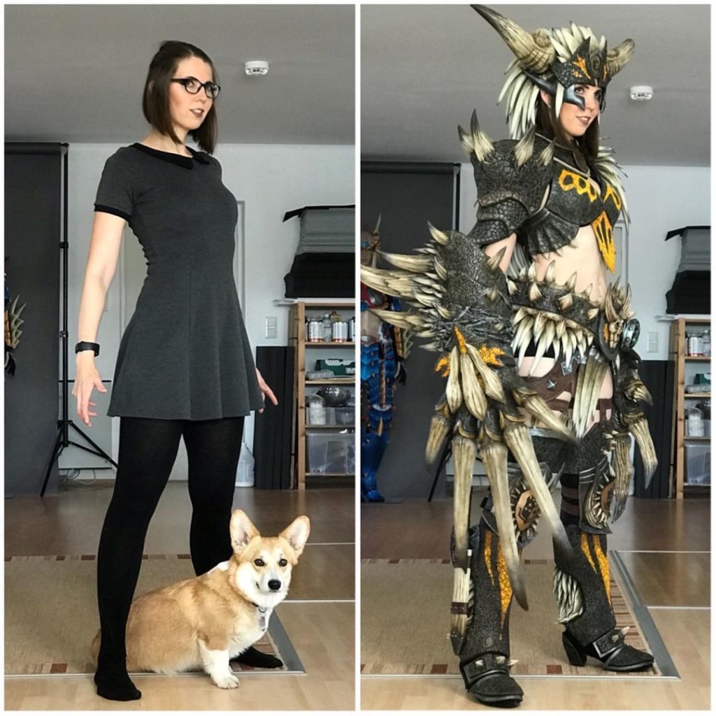 Artista faz cosplay inspirado no dragão Nergigante de Monster Hunter World