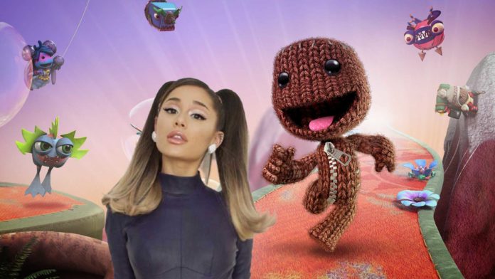 Cantora Ariana Grande anda jogando Sackboy uma grande aventura às 2 da manhã