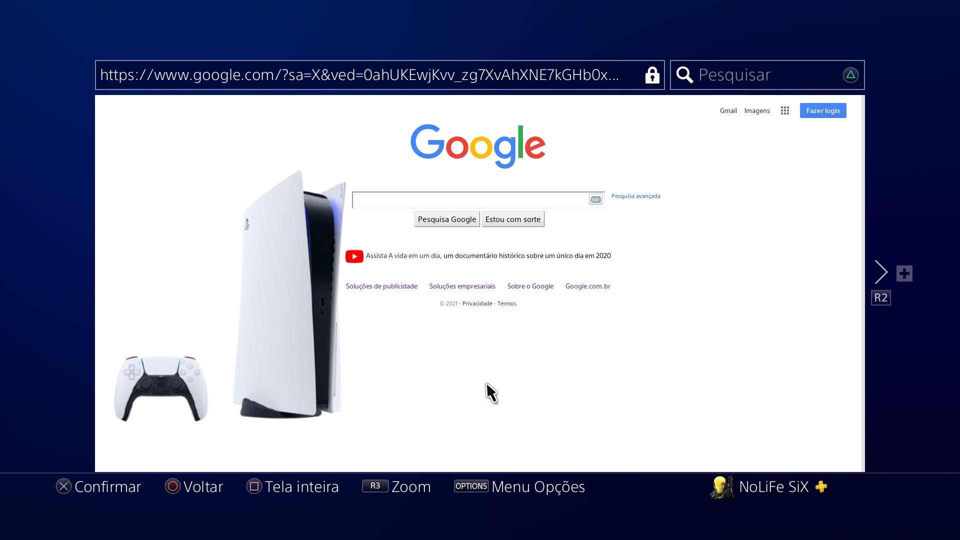 O Playstation 5 possui um navegador web oculto: veja como encontrá-lo