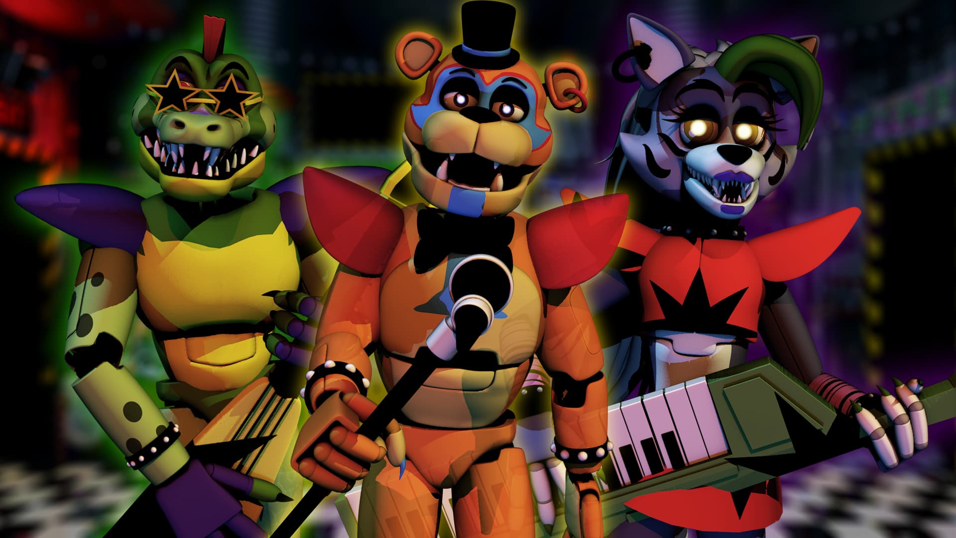 Como conseguir dominar cada animatronics fnaf 2