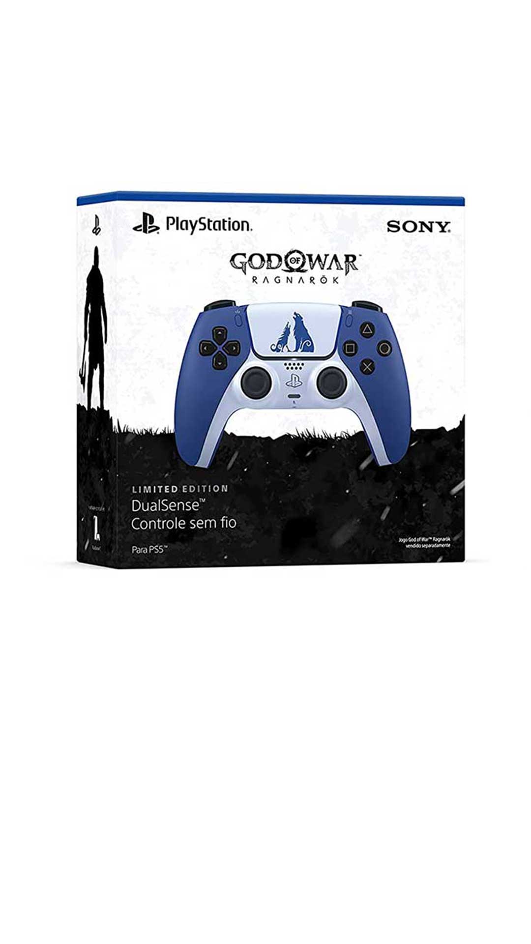 Promoção de Controle Sem Fio Dualsense Edição Limitada God Of War Ragnarok  – PS5