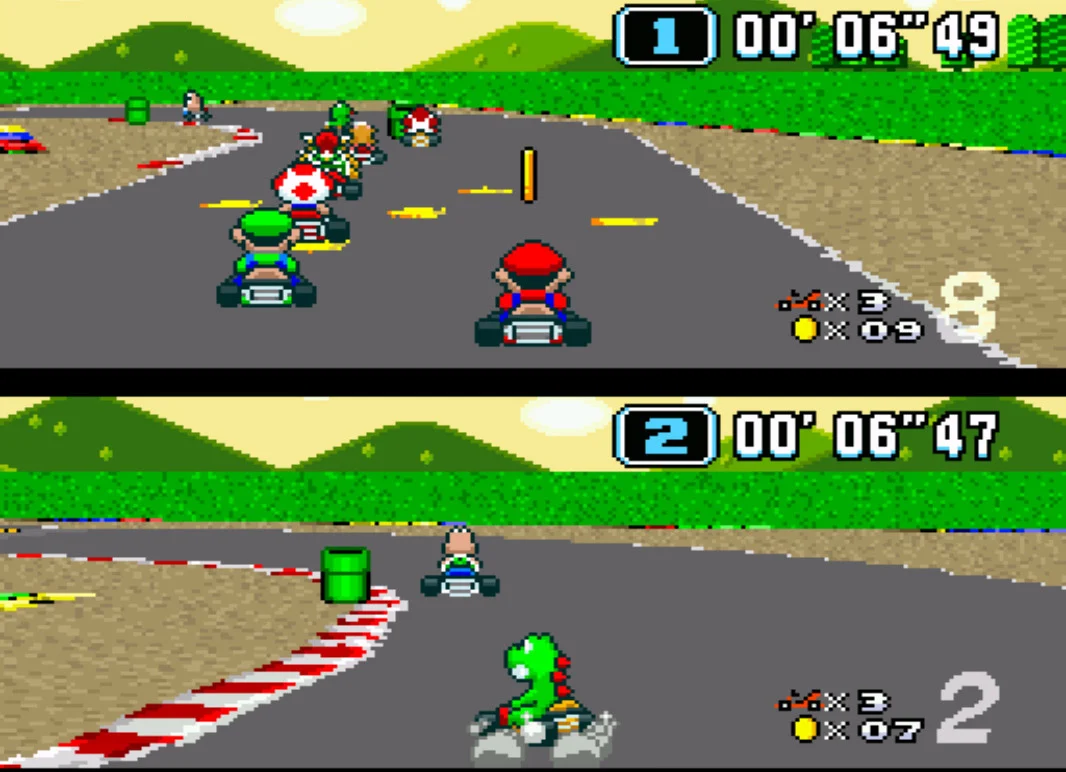 Jogo Super Mario Kart - Super Nintendo