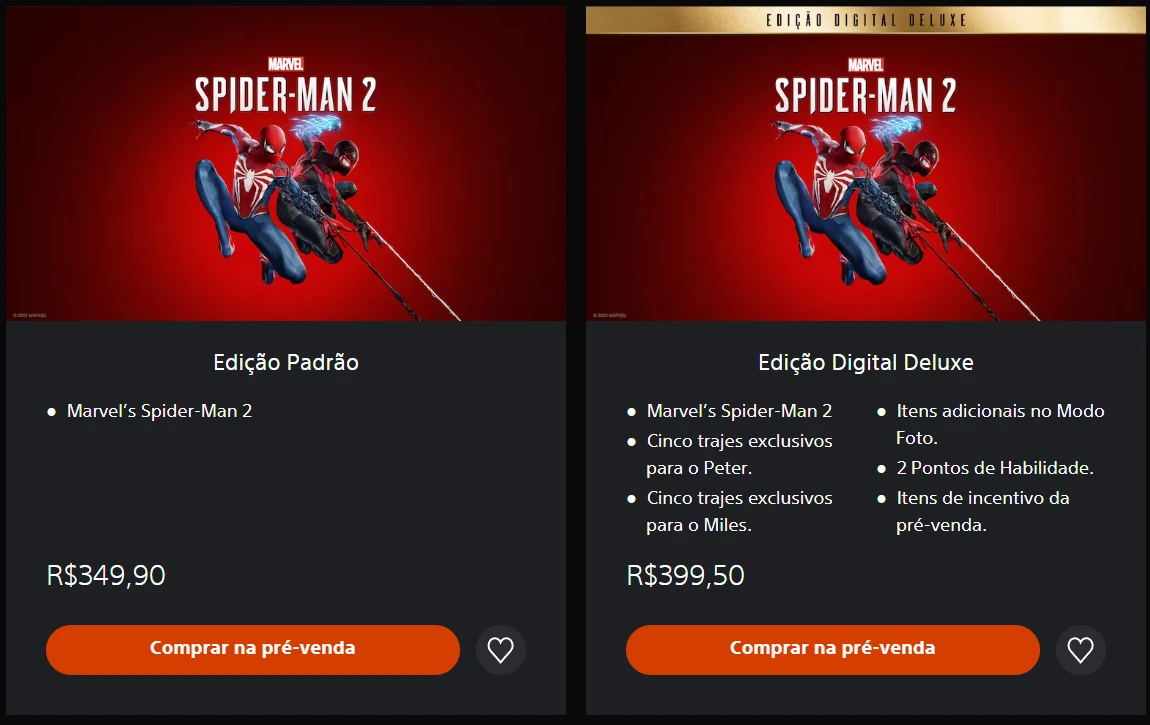 Marvel's Spider-Man 2: Vazamento na PS Store indica futuro anúncio do game