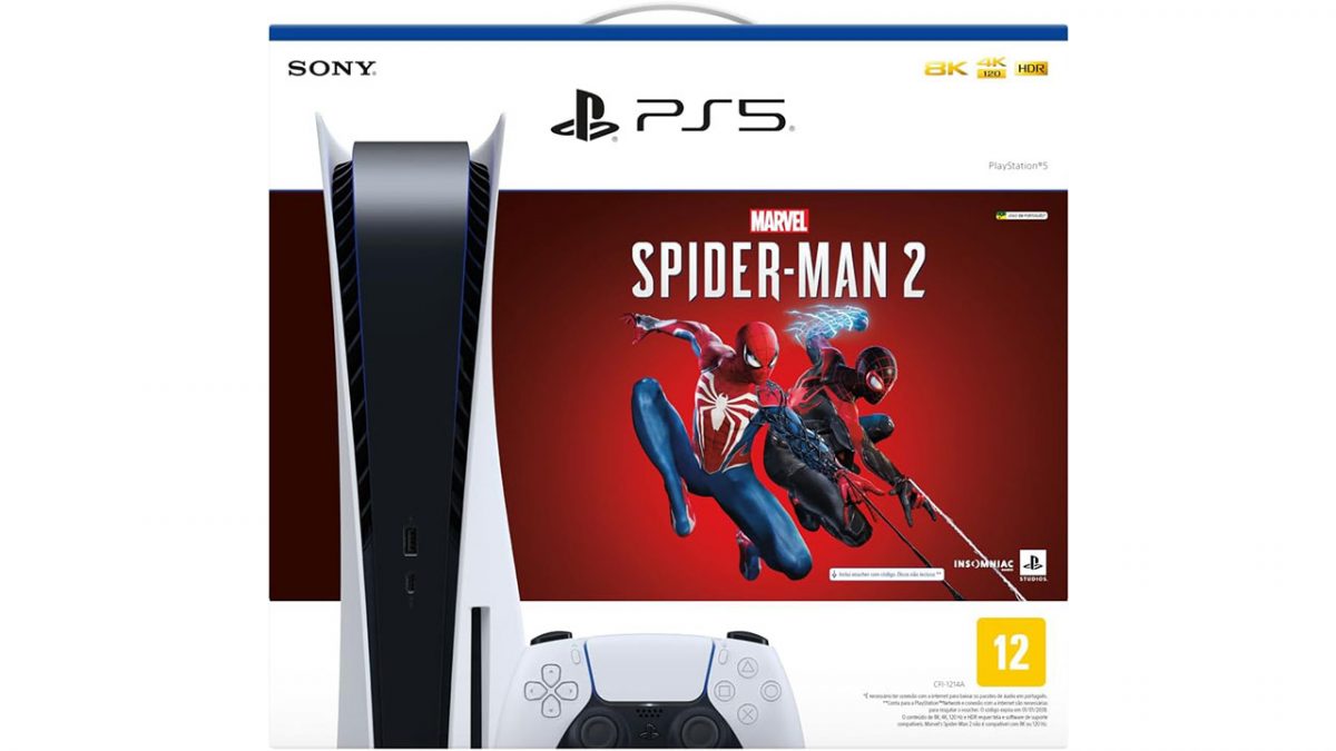 Black Friday: Console PlayStation 5 + Marvel's Spider-Man 2 está com  R$1.080 de desconto na