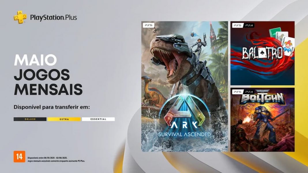 Jogos mensais PlayStation Plus maio 2025