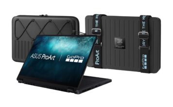 ASUS e GoPro lançam notebook indestrutível com 128GB de RAM para editores de vídeo